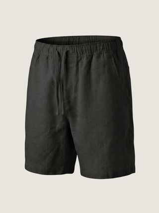 Linen Shorts - Black