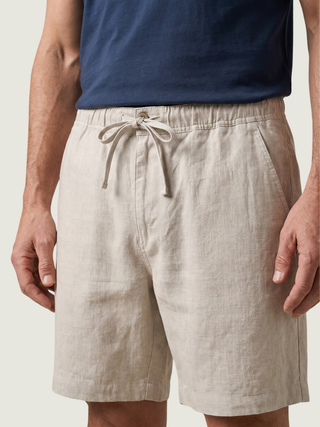 Linen Shorts - Natural