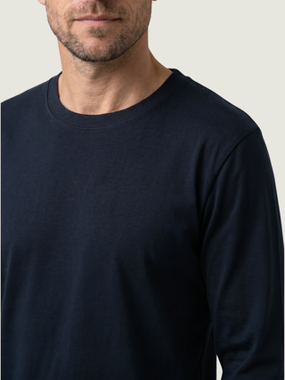 Long-Sleeved T-Shirt - Navy
